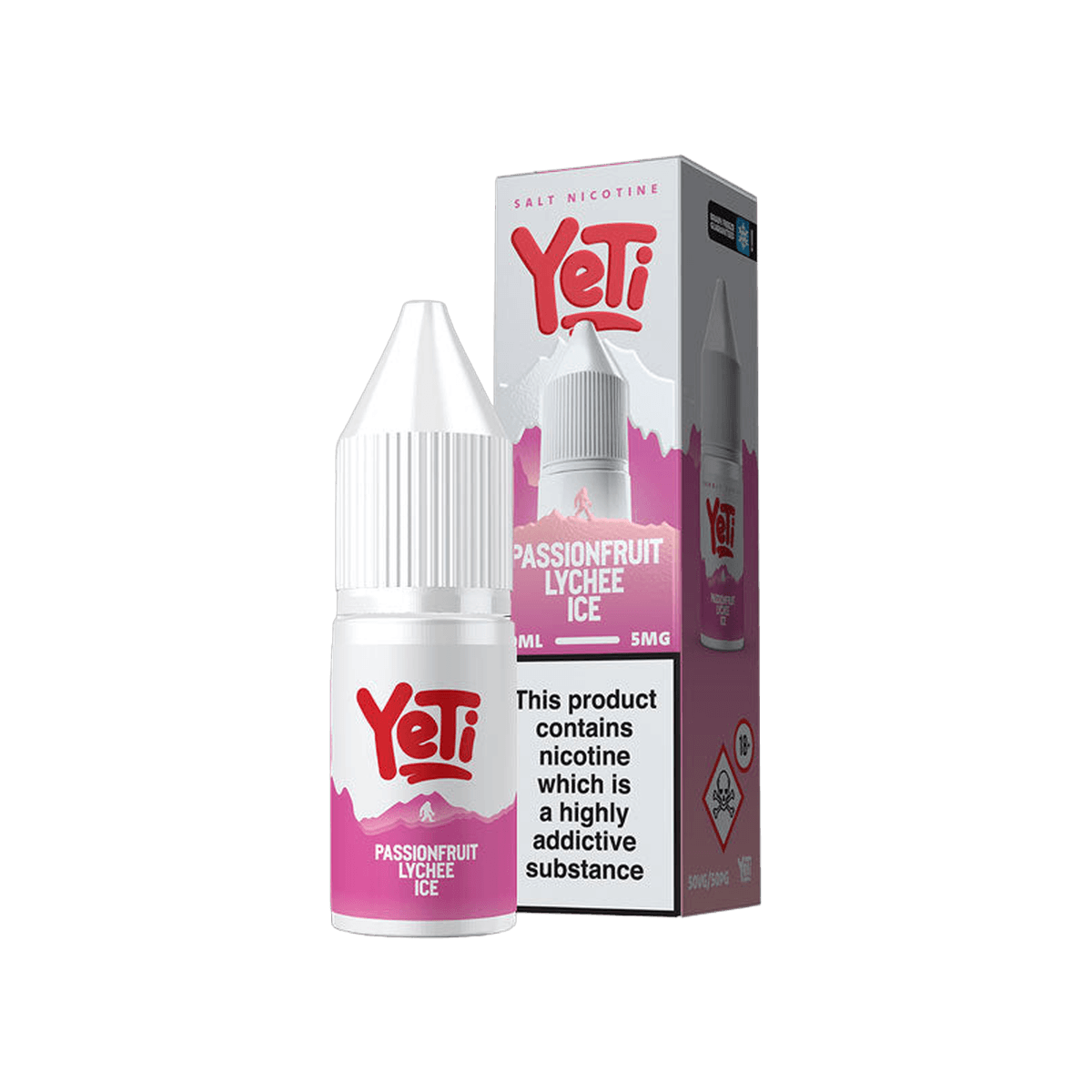 Passionfruit Lychee Ice Nic Salt E-Liquid by Yeti Summit Series - E-Liquids