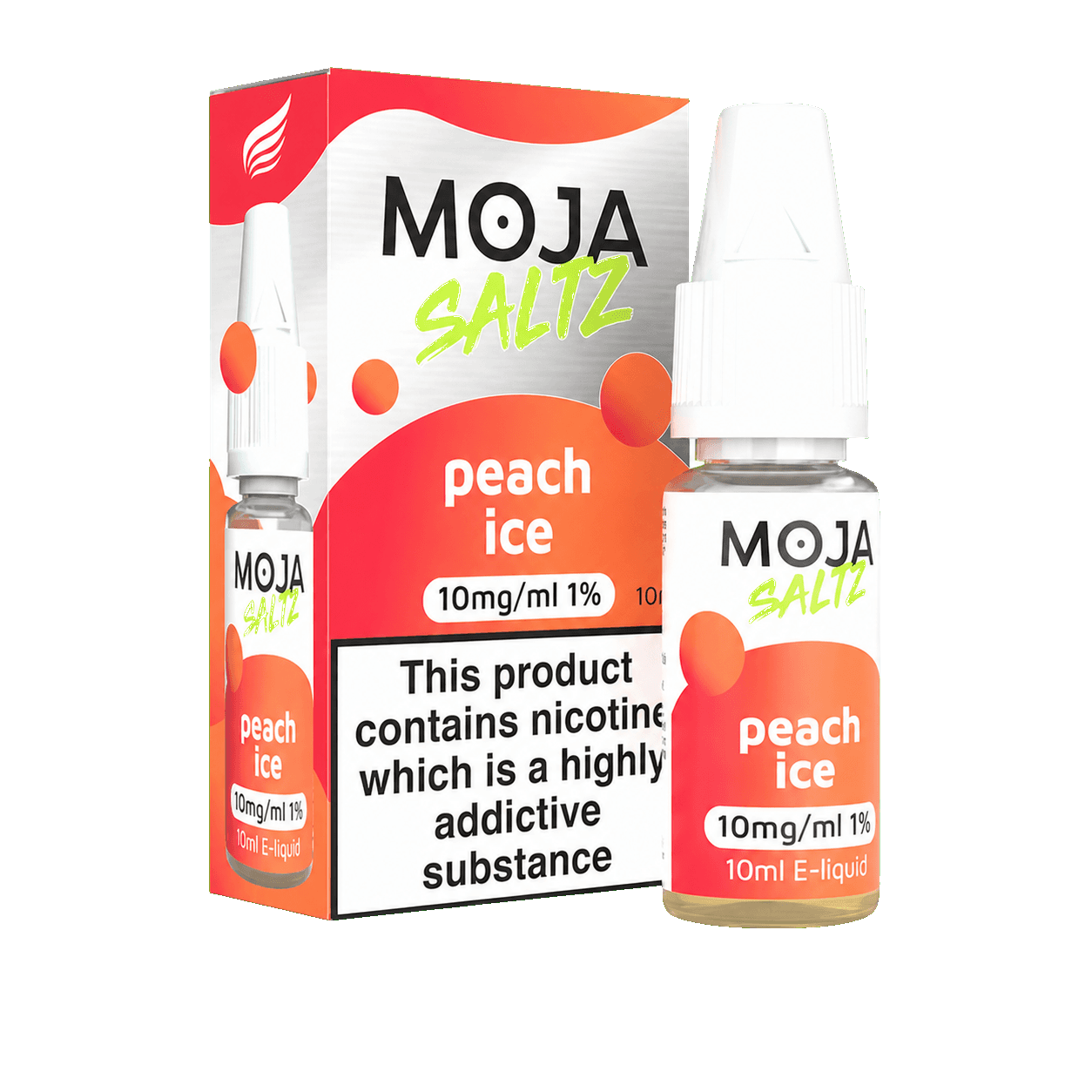 Peach Ice Nic Salt E-Liquid by Moja Saltz - E-Liquids
