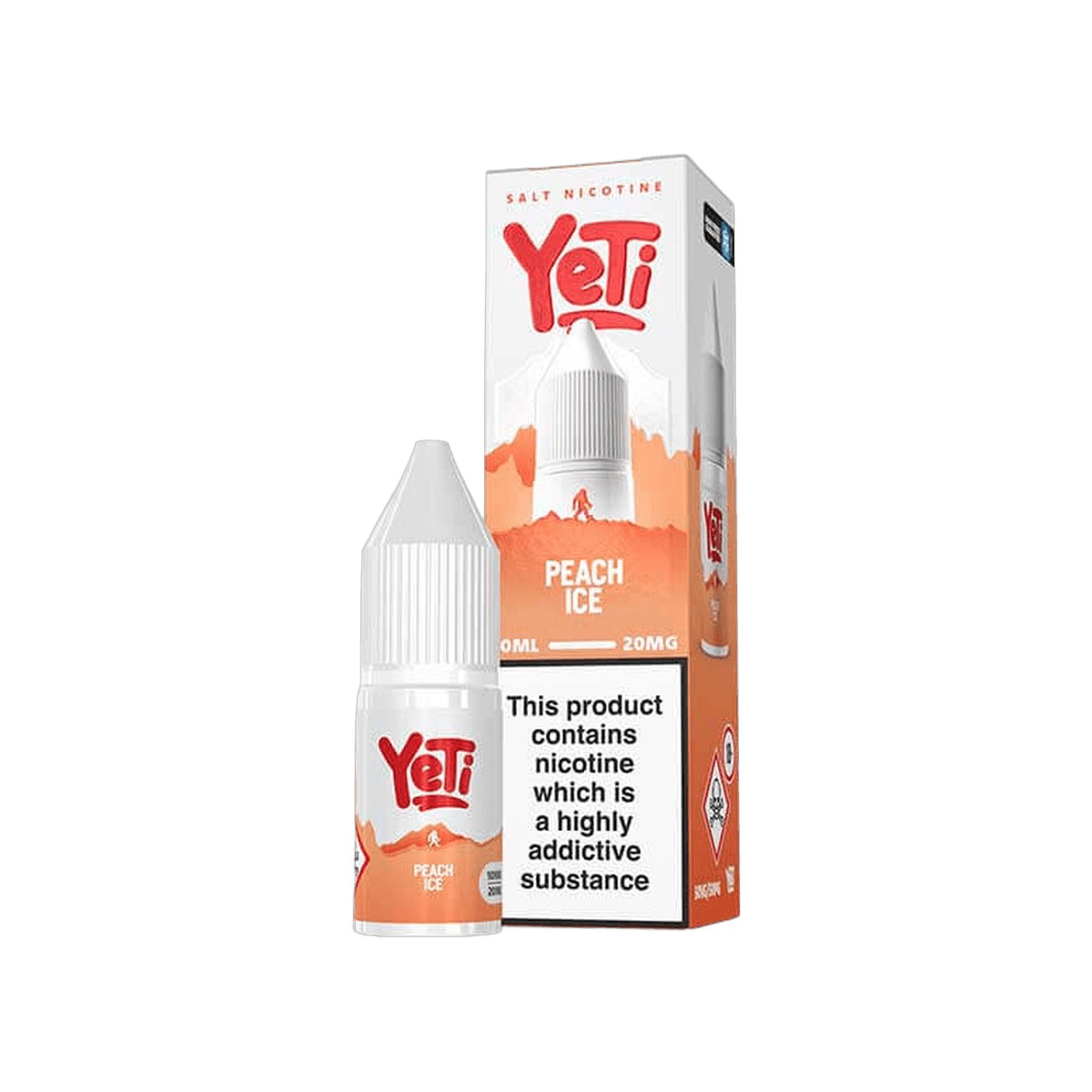 Peach Ice Nic Salt E-Liquid by Yeti Summit Series
