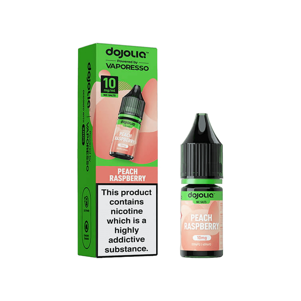Peach Raspberry Nic Salt E-Liquid by Dojoliq - E-Liquids