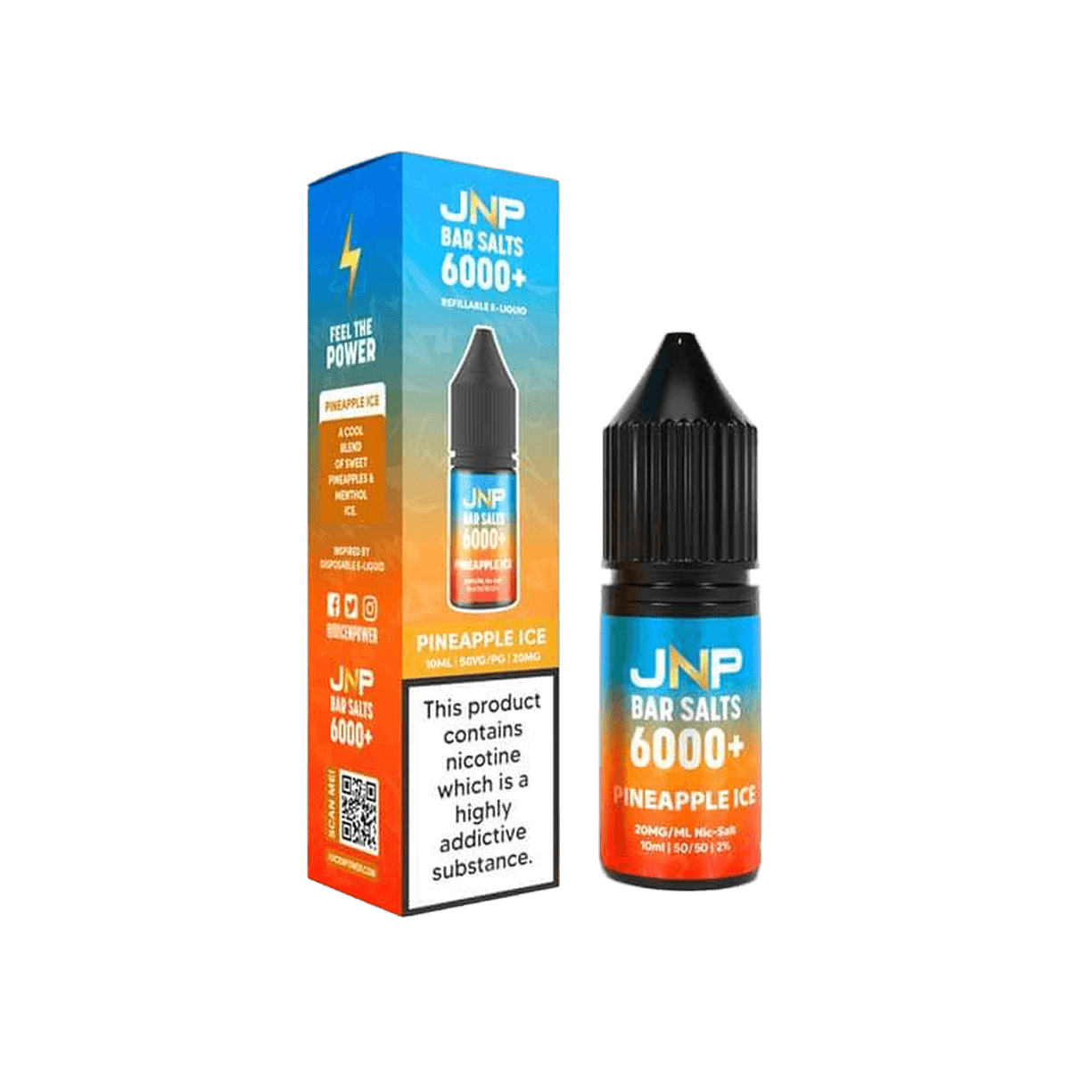Pineapple Ice Bar Salts Nic Salt E-Liquid by Juice N Power - E-Liquids
