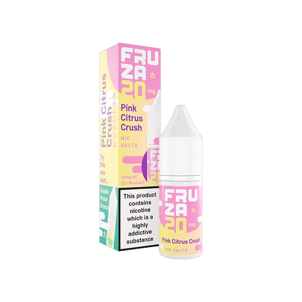 Pink Citrus Crush Nic Salt E-Liquid by Fruza