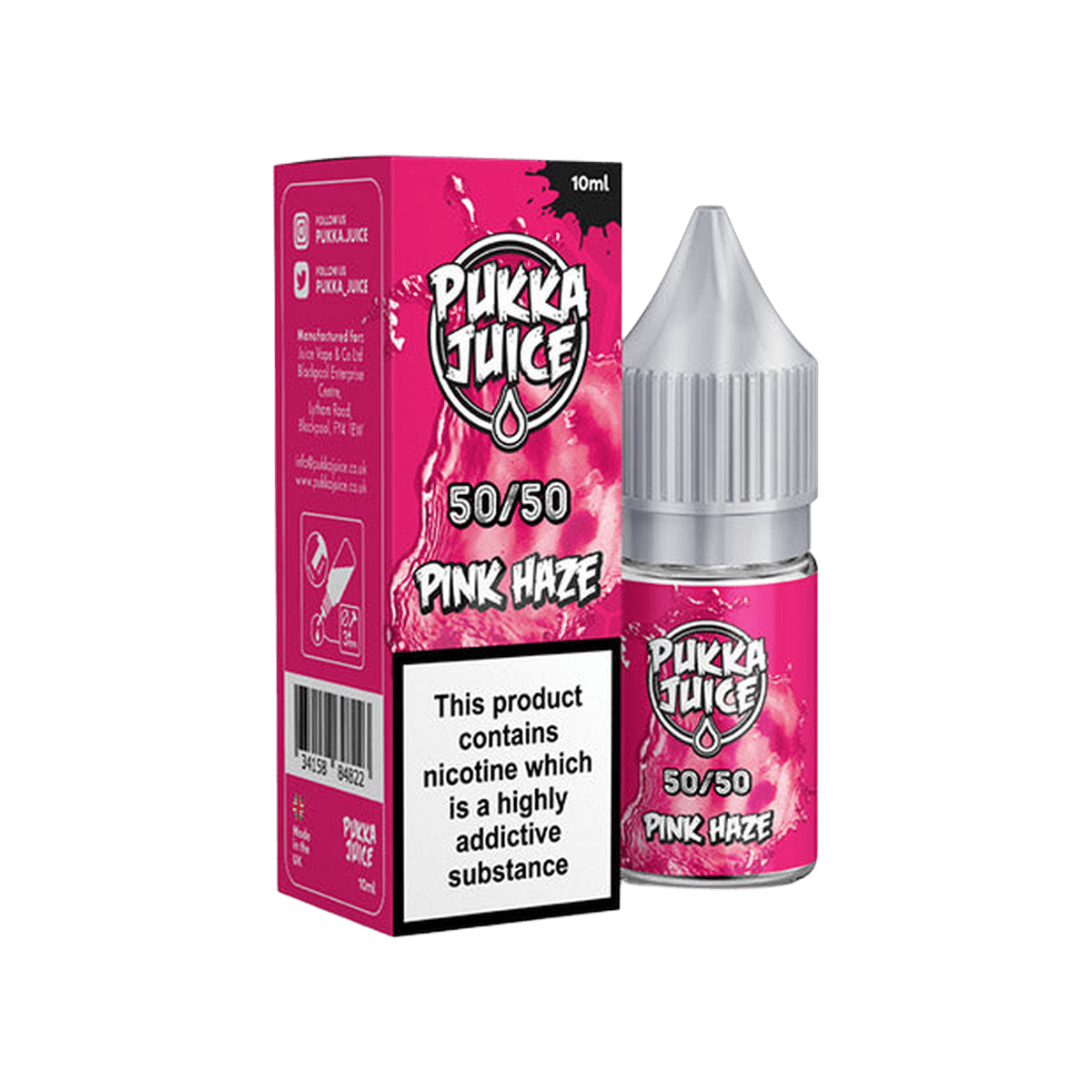 Pink Haze 50/50 E-Liquid by Pukka Juice