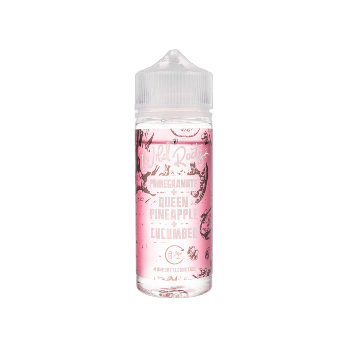 Pomegranate Queen Pineapple Cucumber 100ml Shortfill E-Liquid by Wild Roots - E-Liquids