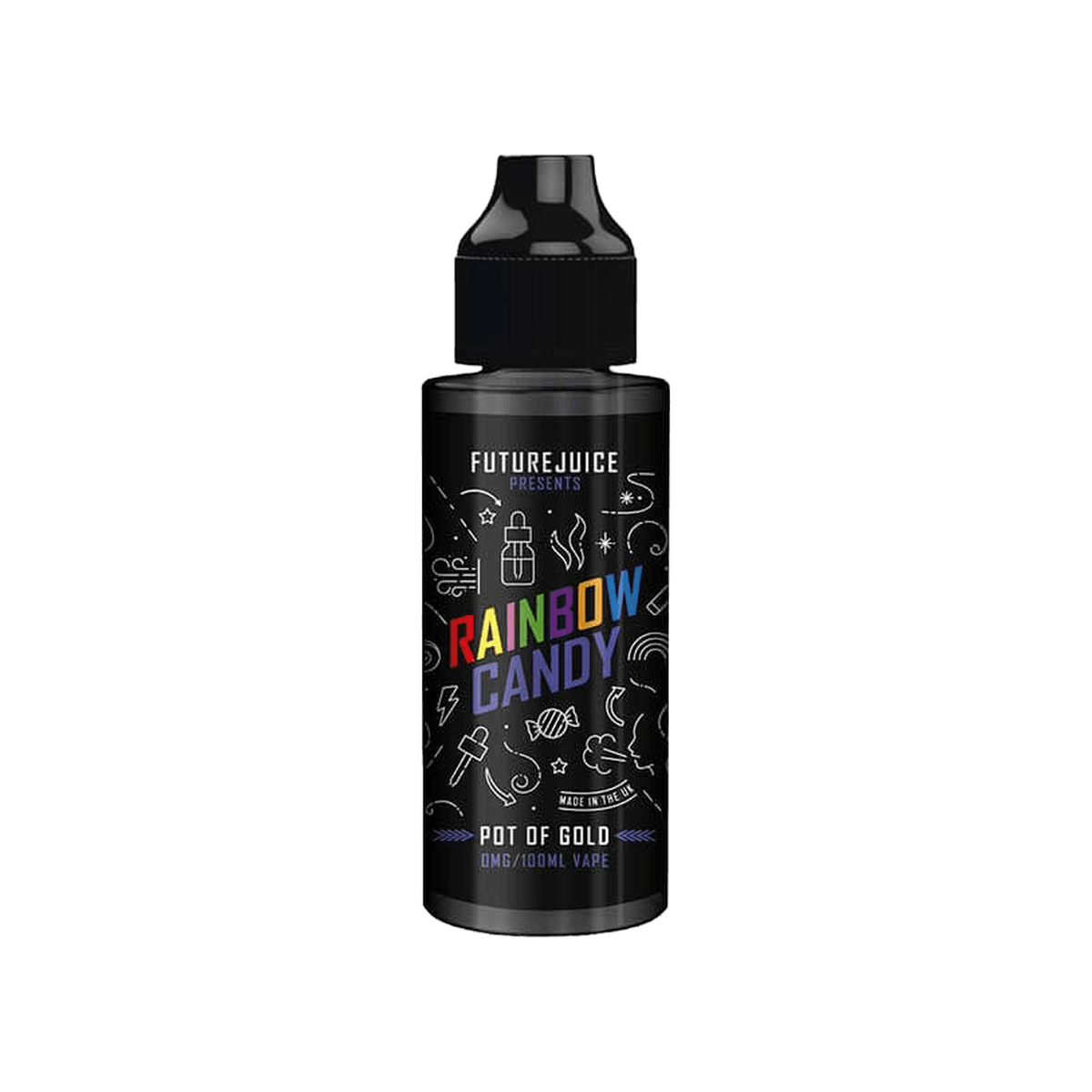 Rainbow Candy 100ml Shortfill E-Liquid by Future Juice - E-Liquids