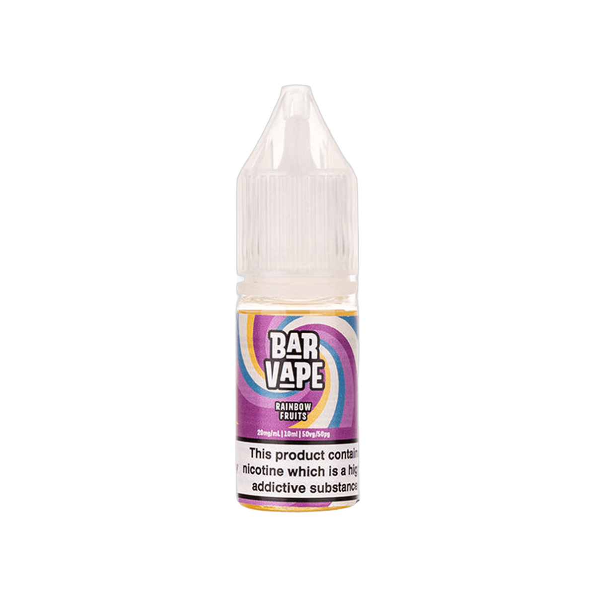 Rainbow Fruits Nic Salt E-Liquid by Bar Vape - E-Liquids