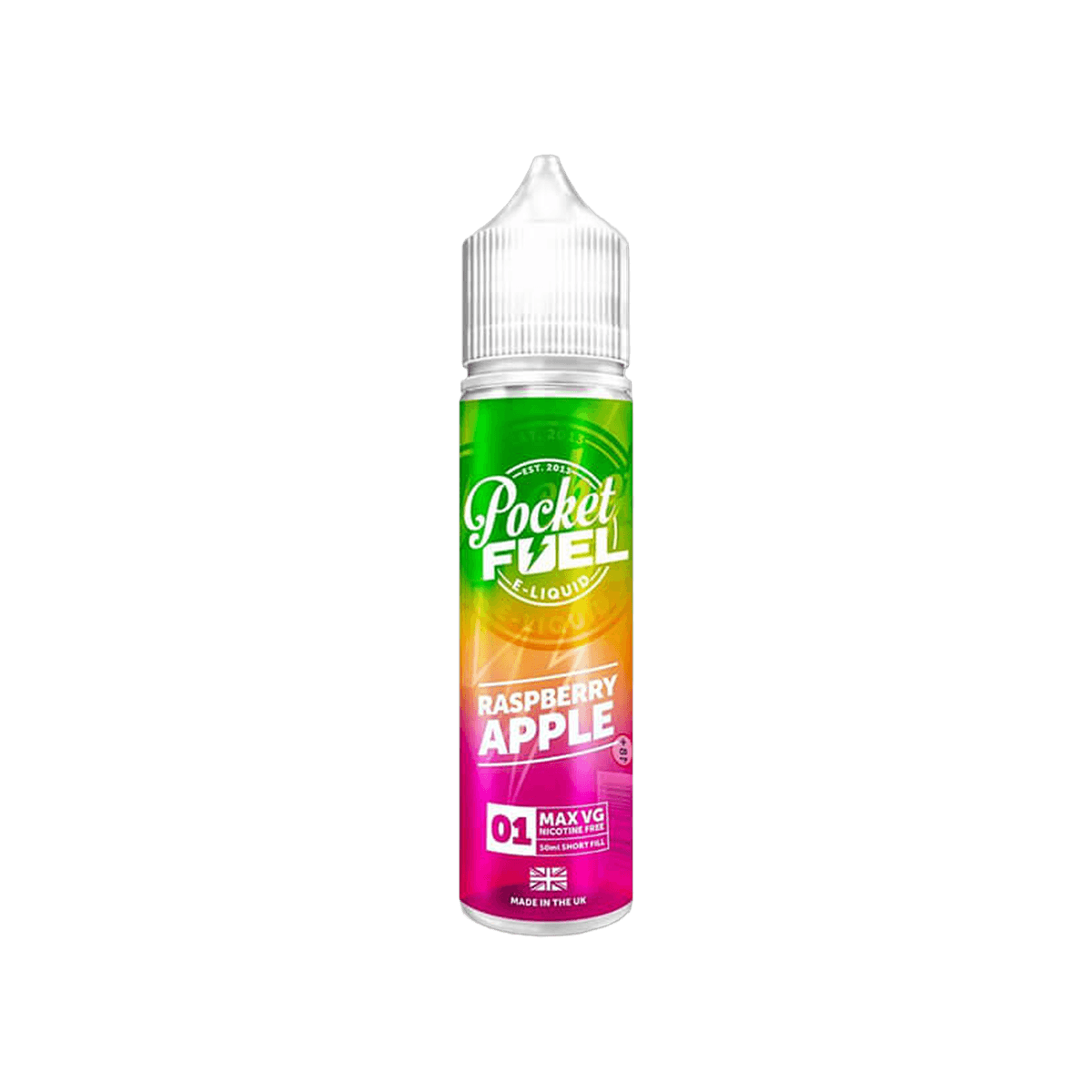 Raspberry Apple Shortfill E-Liquid by Pocket Fuel 50ml - E-Liquids