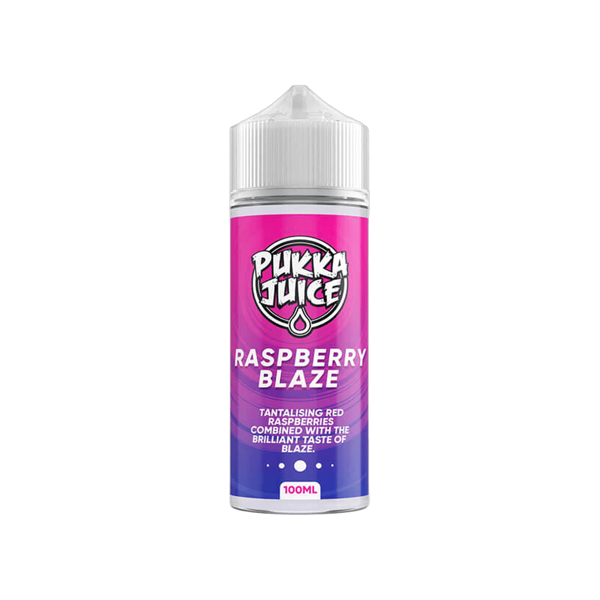 Raspberry Blaze 100ml Shortfill E-Liquid by Pukka Juice - E-Liquids