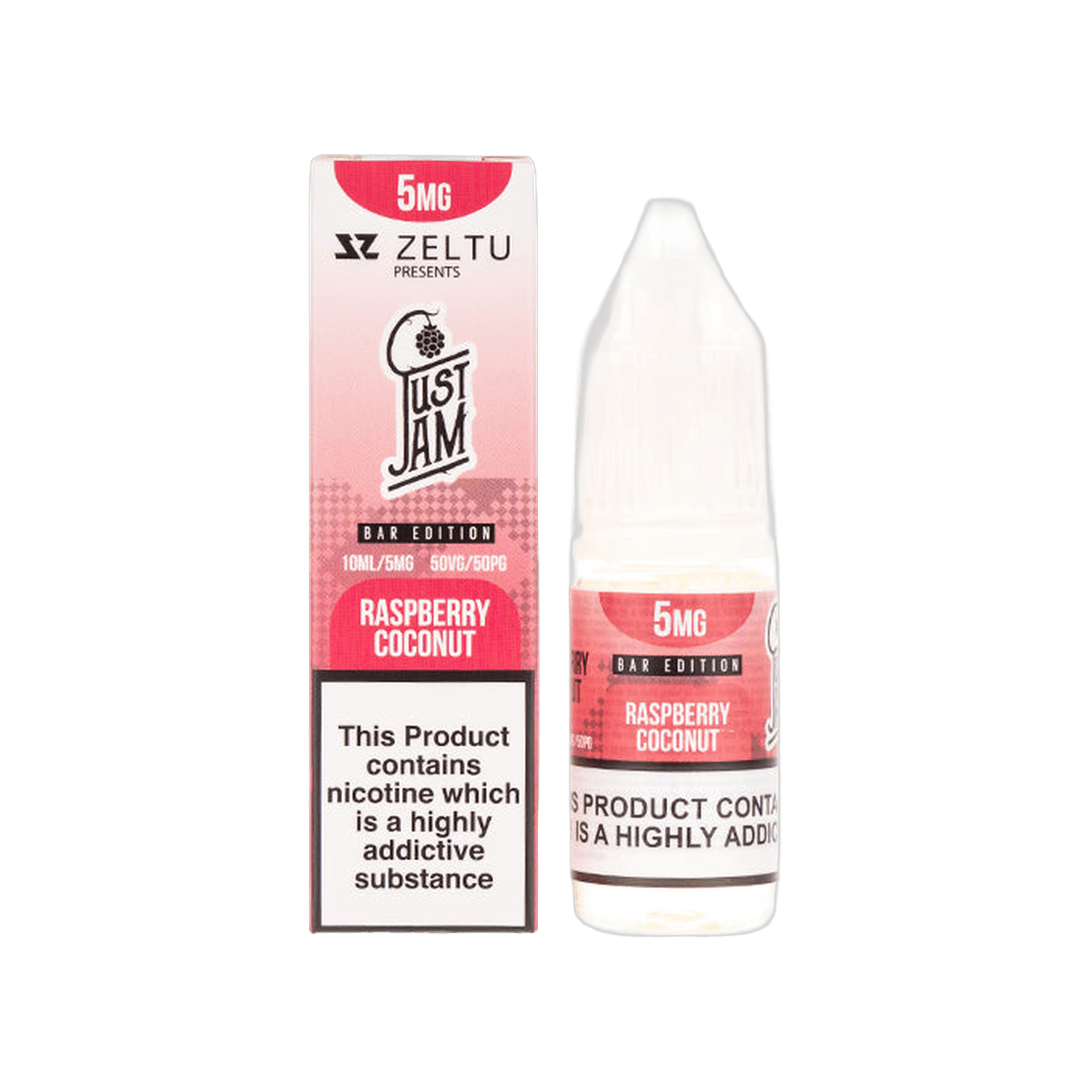 Raspberry Coconut Nic Salt E-Liquid by Just Jam Bar Edition - E-Liquids
