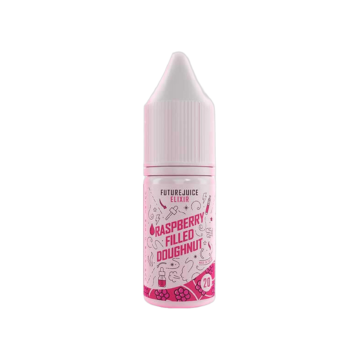 Raspberry Filled Doughnut Nic Salt E-Liquid by Future Juice