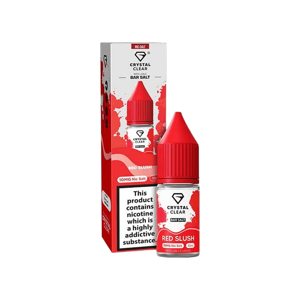Red Slush Nic Salt E-Liquid by Crystal Clear