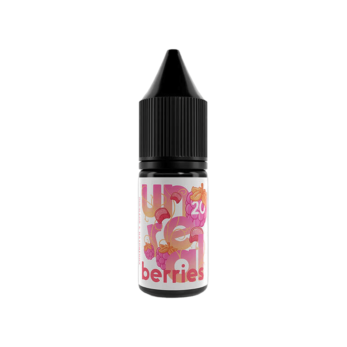 Rhubarb & Raspberry Nic Salt E-Liquid by Unreal Berries