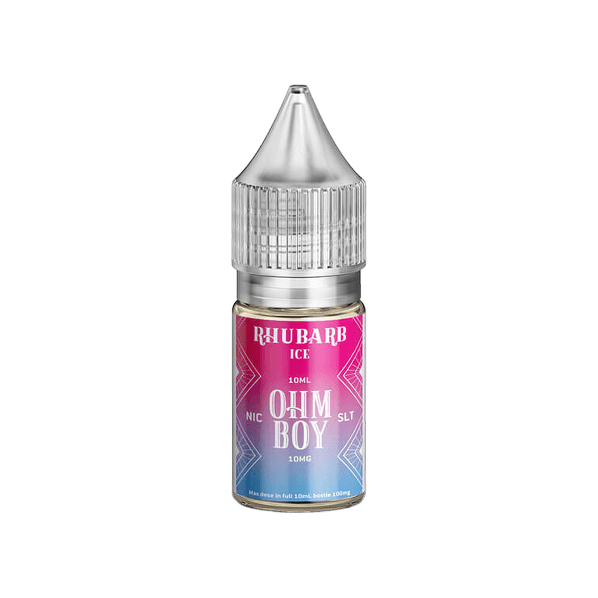 Rhubarb Ice Nic Salt E-Liquid by Ohm Boy SLT
