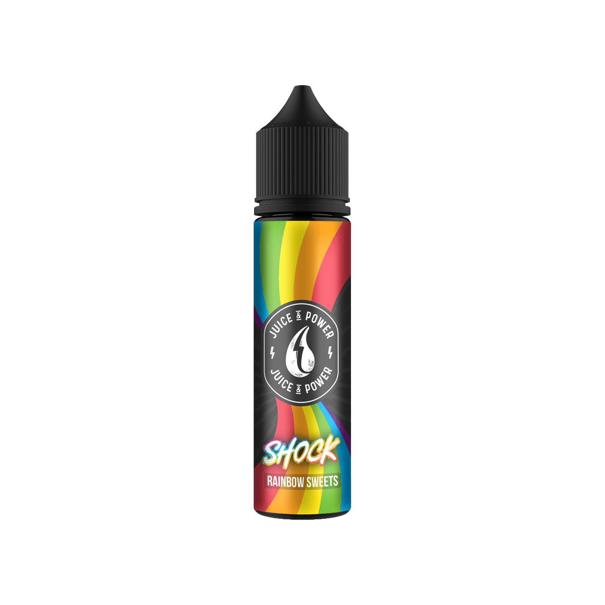 Shock Rainbow Sweets 50ml Shortfill E-Liquid by Juice N Power