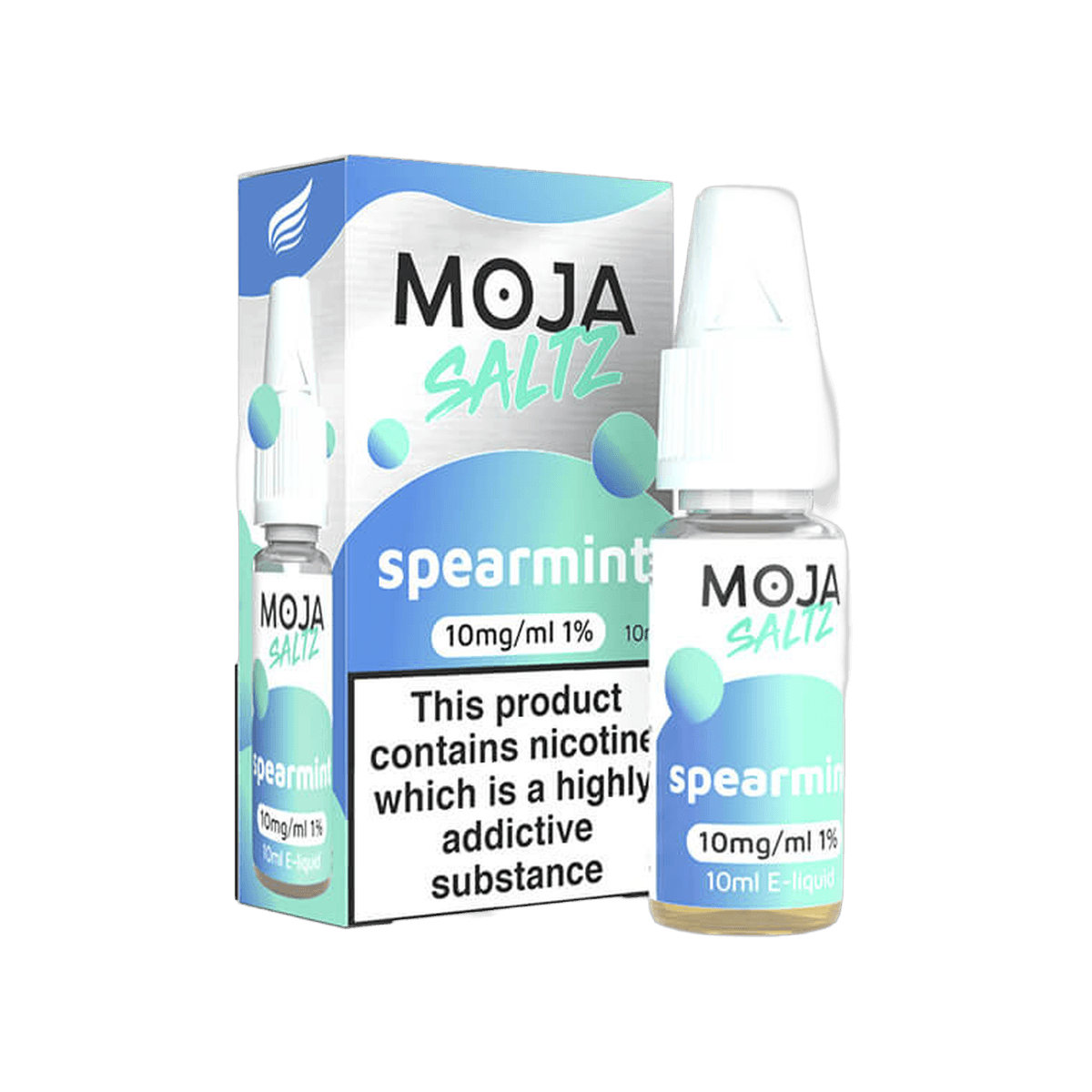 Spearmint Nic Salt E-Liquid by Moja Saltz