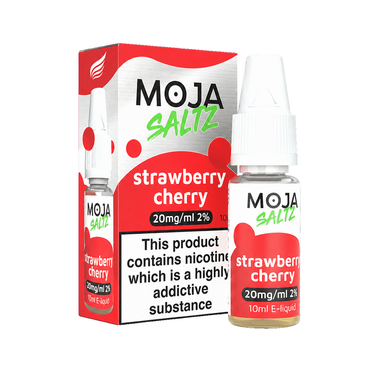 Strawberry Cherry Nic Salt E-Liquid by Moja Saltz - E-Liquids