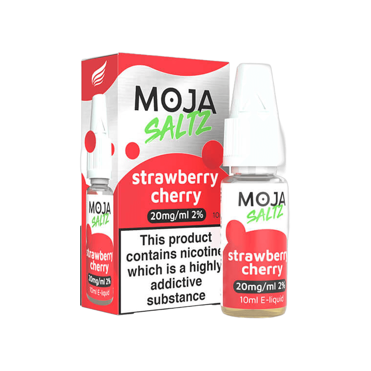 Strawberry Cherry Nic Salt E-Liquid by Moja Saltz