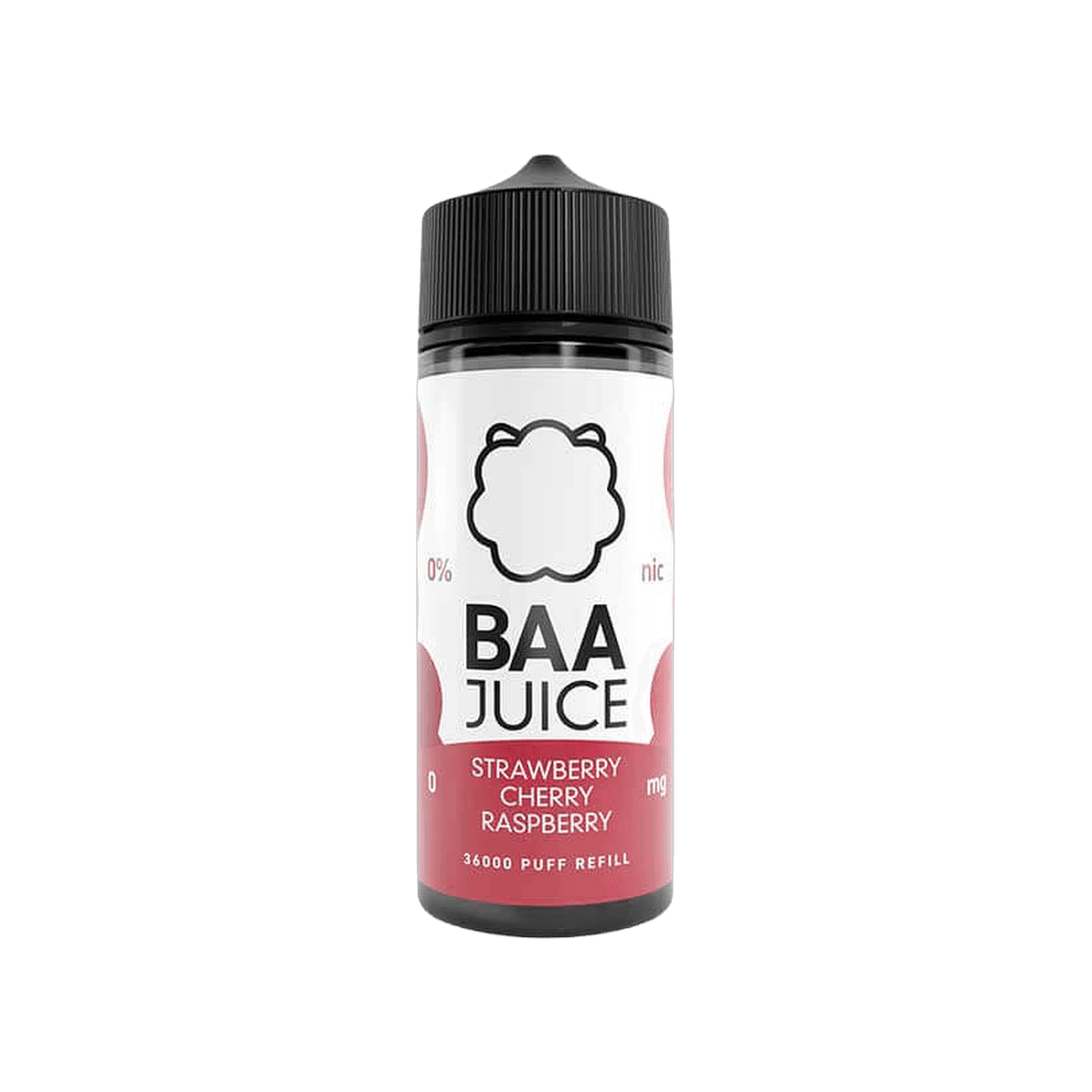 Strawberry Cherry Raspberry 100ml Shortfill E-Liquid by Baa Juice - E-Liquids