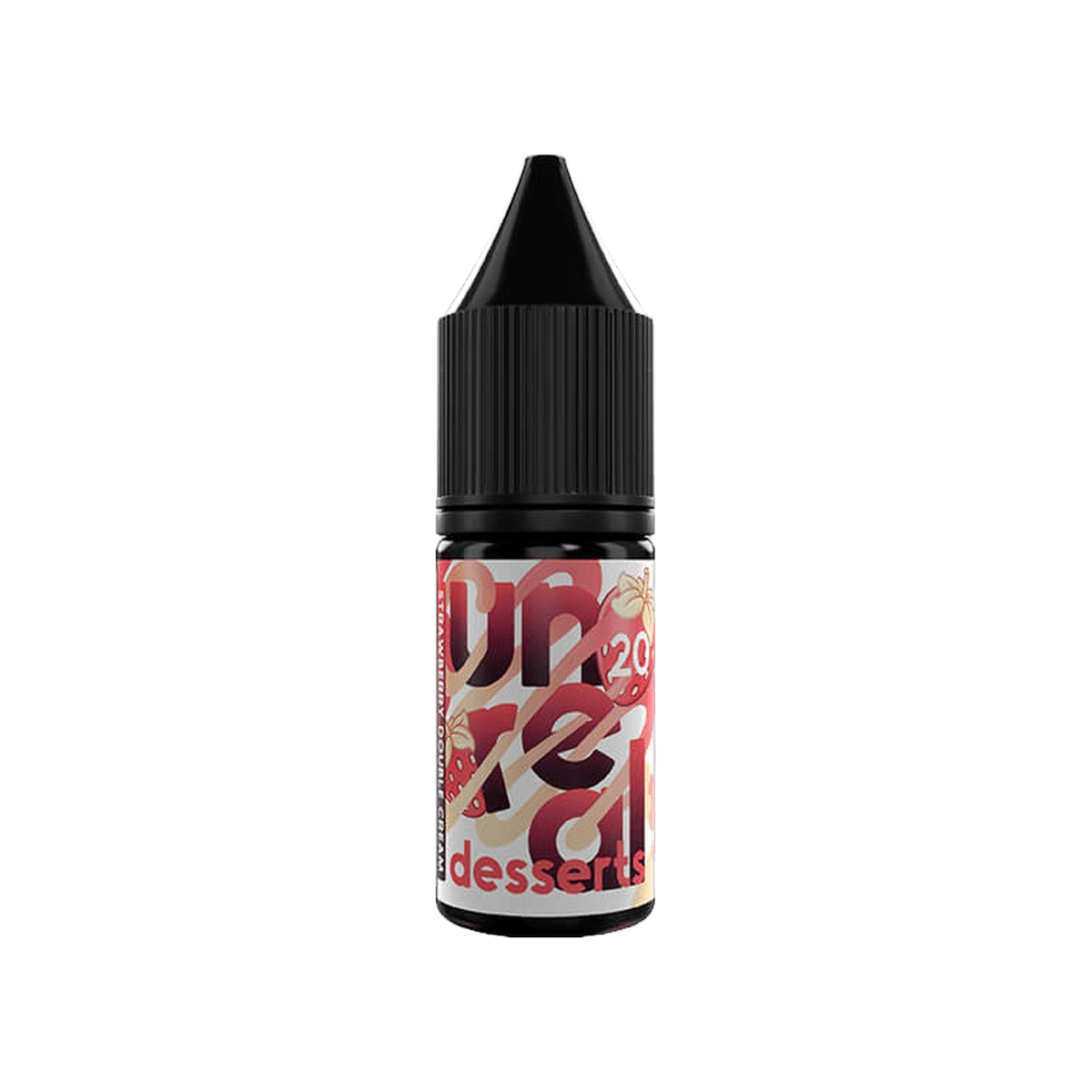 Strawberry Double Cream Nic Salt E-Liquid by Unreal Desserts - E-Liquids