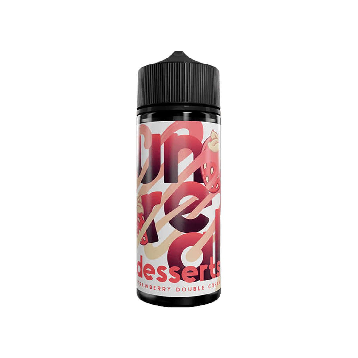Strawberry Double Cream Shortfill E-Liquid by Unreal Desserts 100ml - E-Liquids