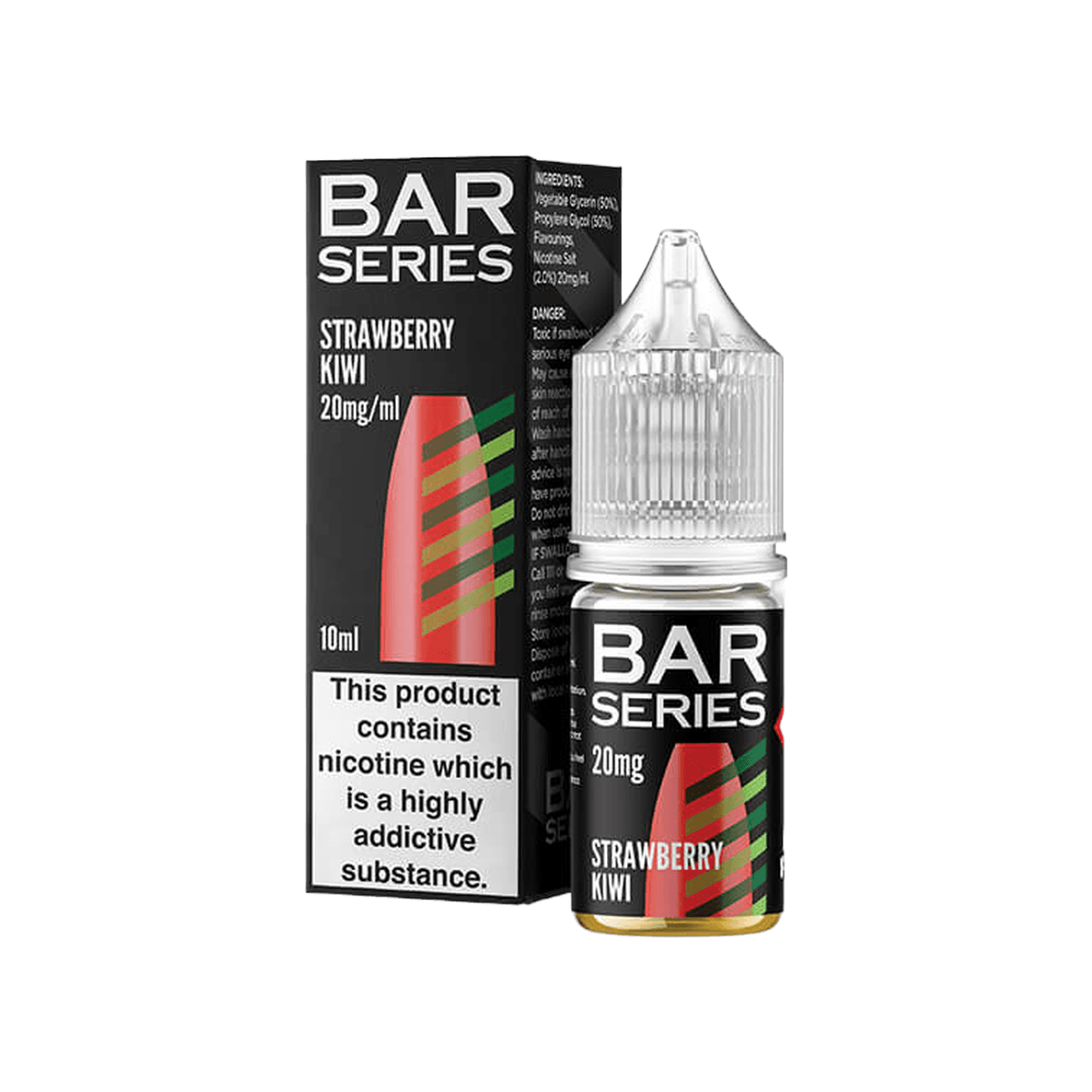 Strawberry Kiwi Nic Salt E-Liquid by Bar Series - E-Liquids