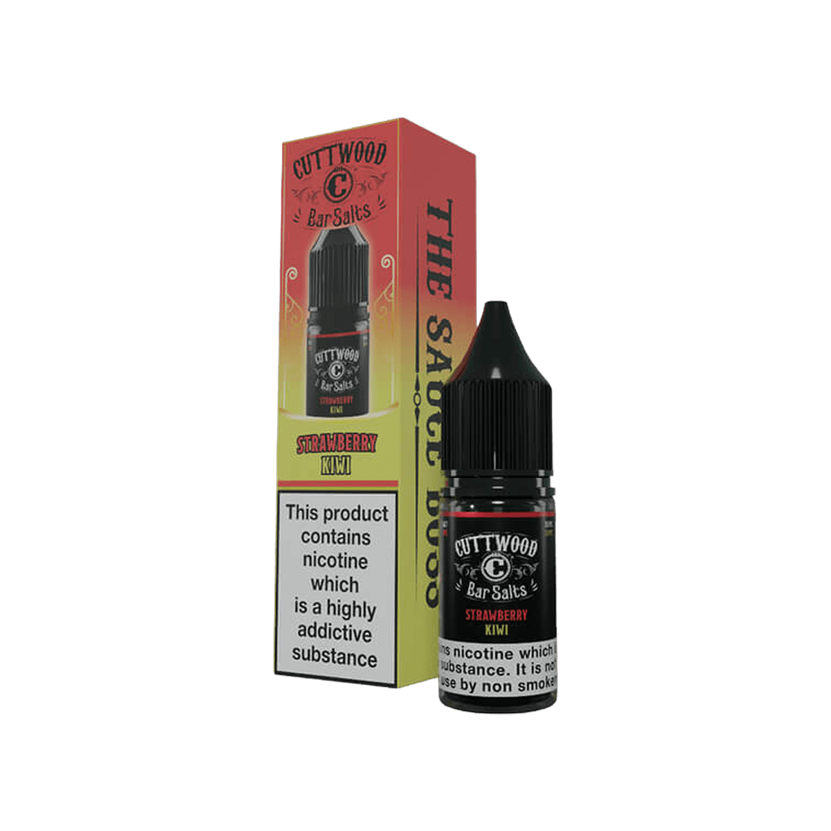 Strawberry Kiwi Nic Salt E-Liquid by Cuttwood Bar Salts