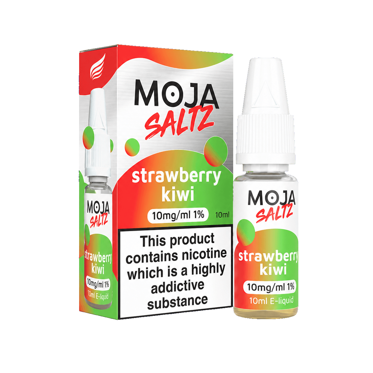 Strawberry Kiwi Nic Salt E-Liquid by Moja Saltz