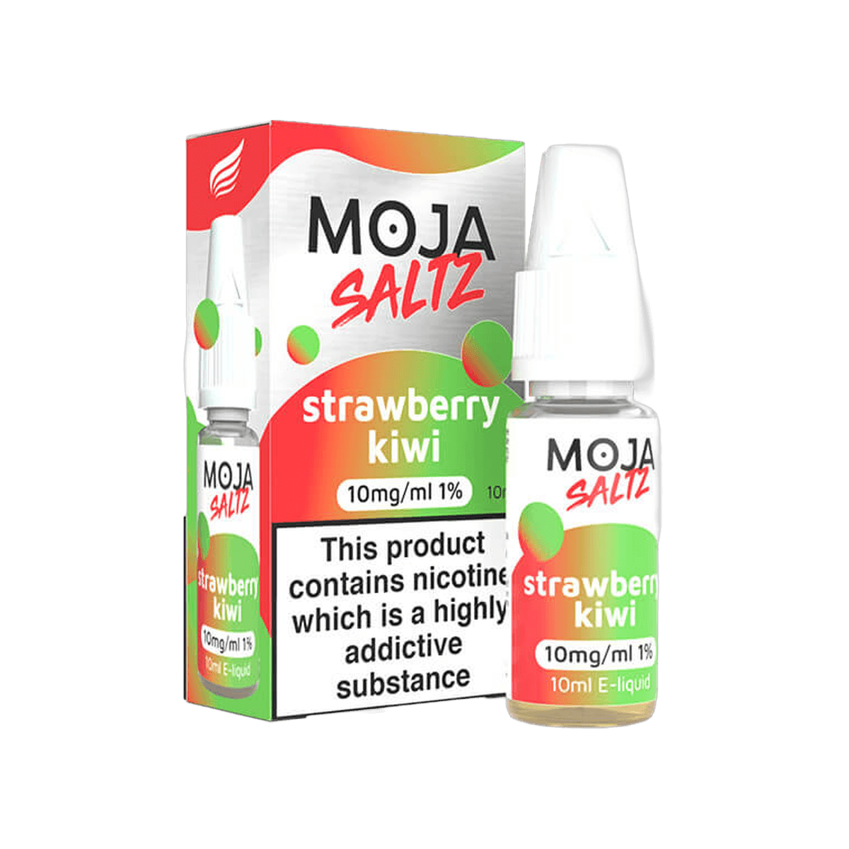 Strawberry Kiwi Nic Salt E-Liquid by Moja Saltz - E-Liquids