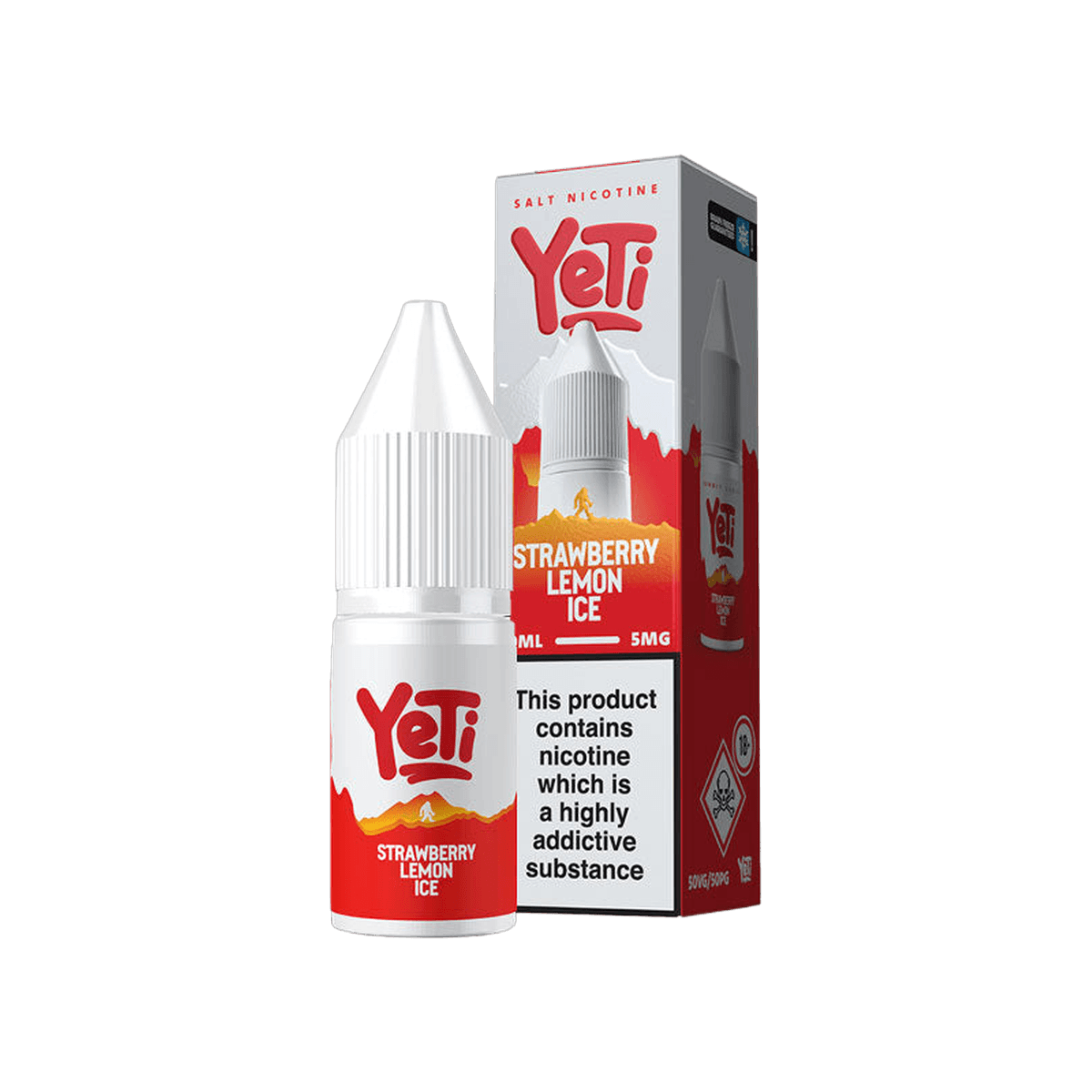 Strawberry Lemon Ice Nic Salt E-Liquid by Yeti Summit Series