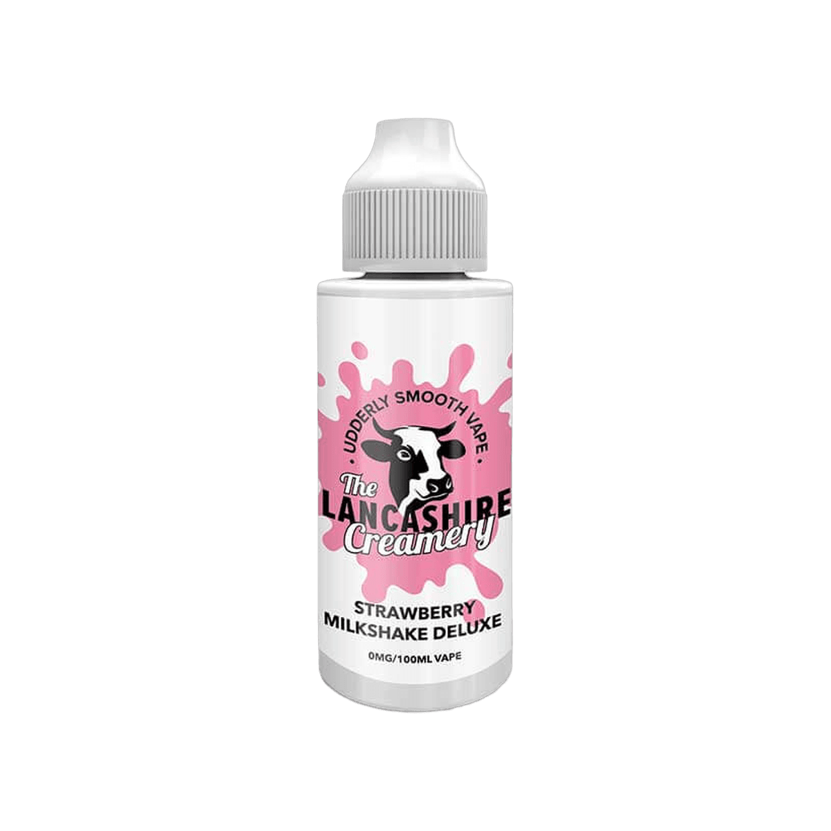 Strawberry Milkshake Deluxe 100ml Shortfill E-Liquid by The Lancashire Creamery