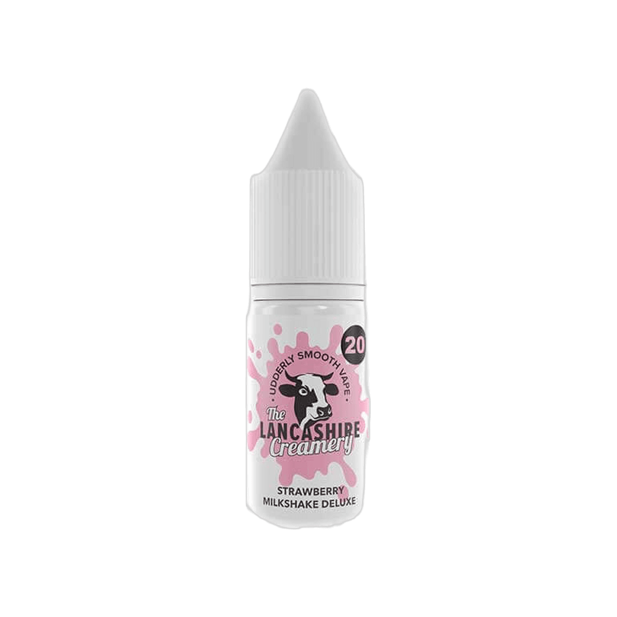 Strawberry Milkshake Deluxe Nic Salt E-Liquid by The Lancashire Creamery