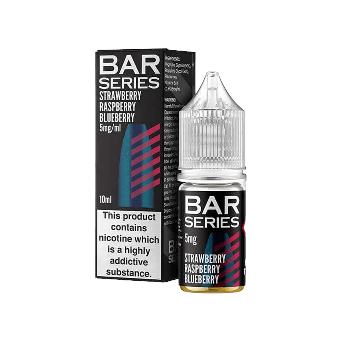 Strawberry Raspberry Blueberry Nic Salt E-Liquid by Bar Series - E-Liquids