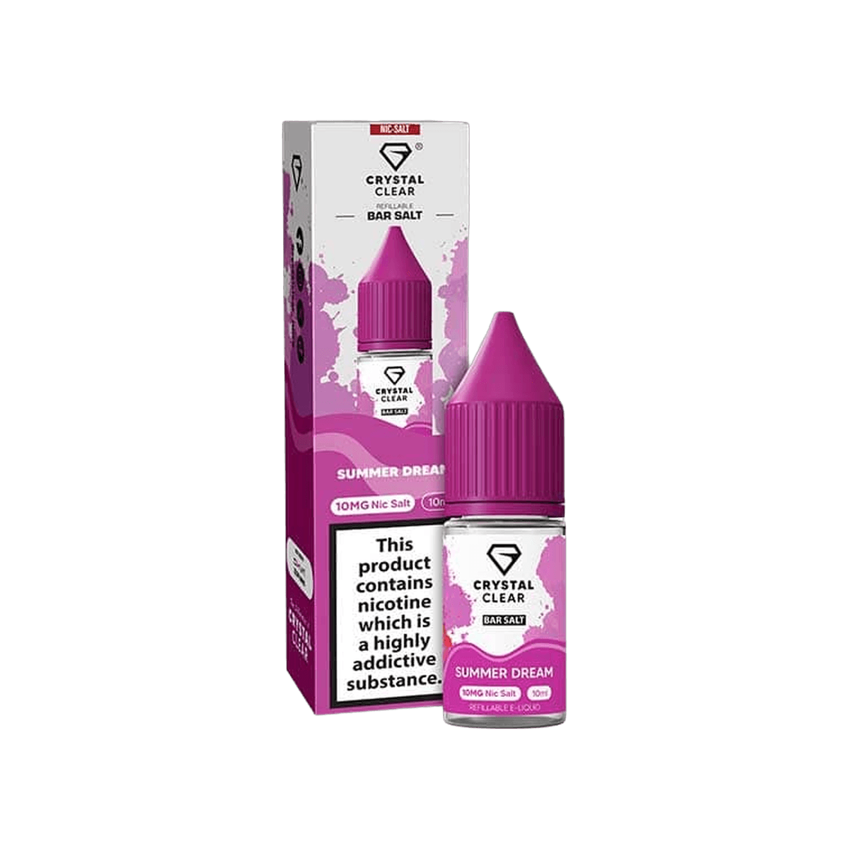 Summer Dream Nic Salt E-Liquid by Crystal Clear