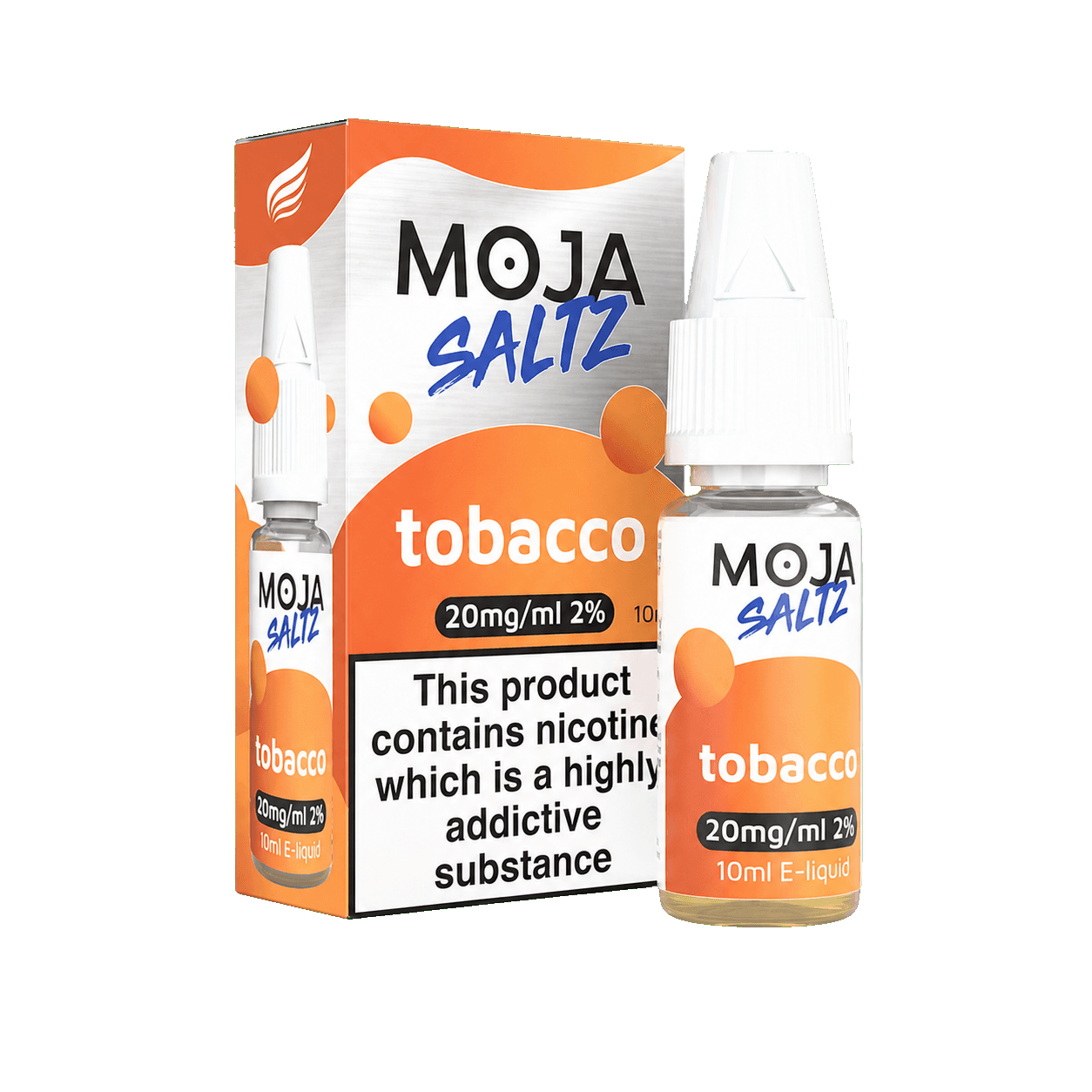 Tobacco Nic Salt E-Liquid by Moja Saltz - 10ml E-Liquid