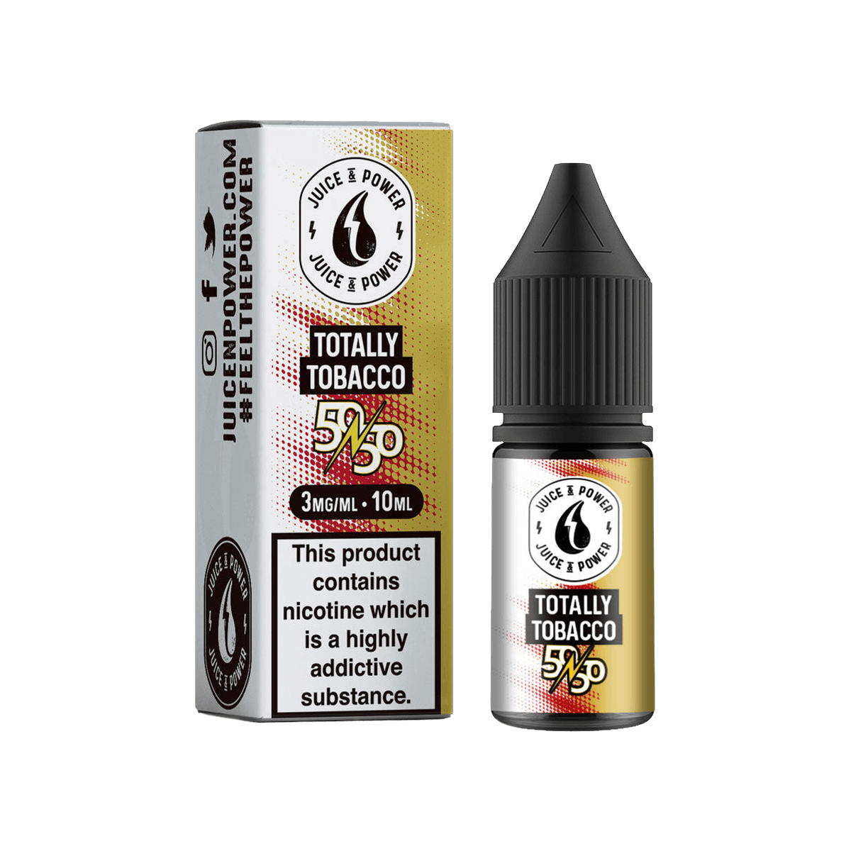 Totally Tobacco 50 50 E-Liquid by Juice N Power - E-Liquids