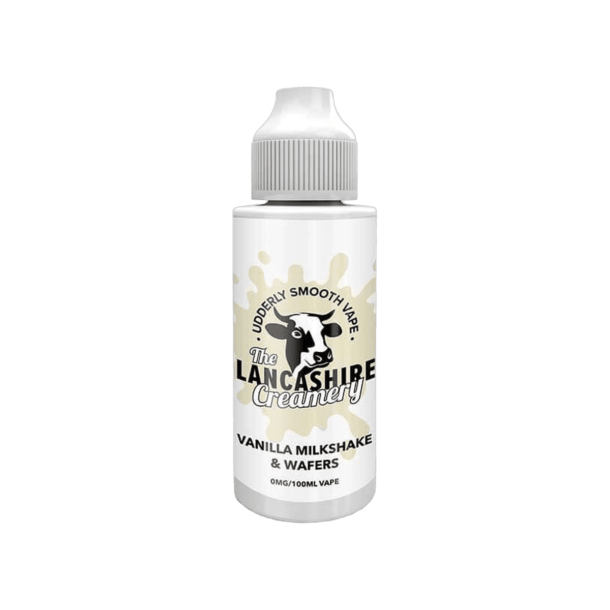 Vanilla Milkshake & Wafers 100ml Shortfill E-Liquid by The Lancashire Creamery