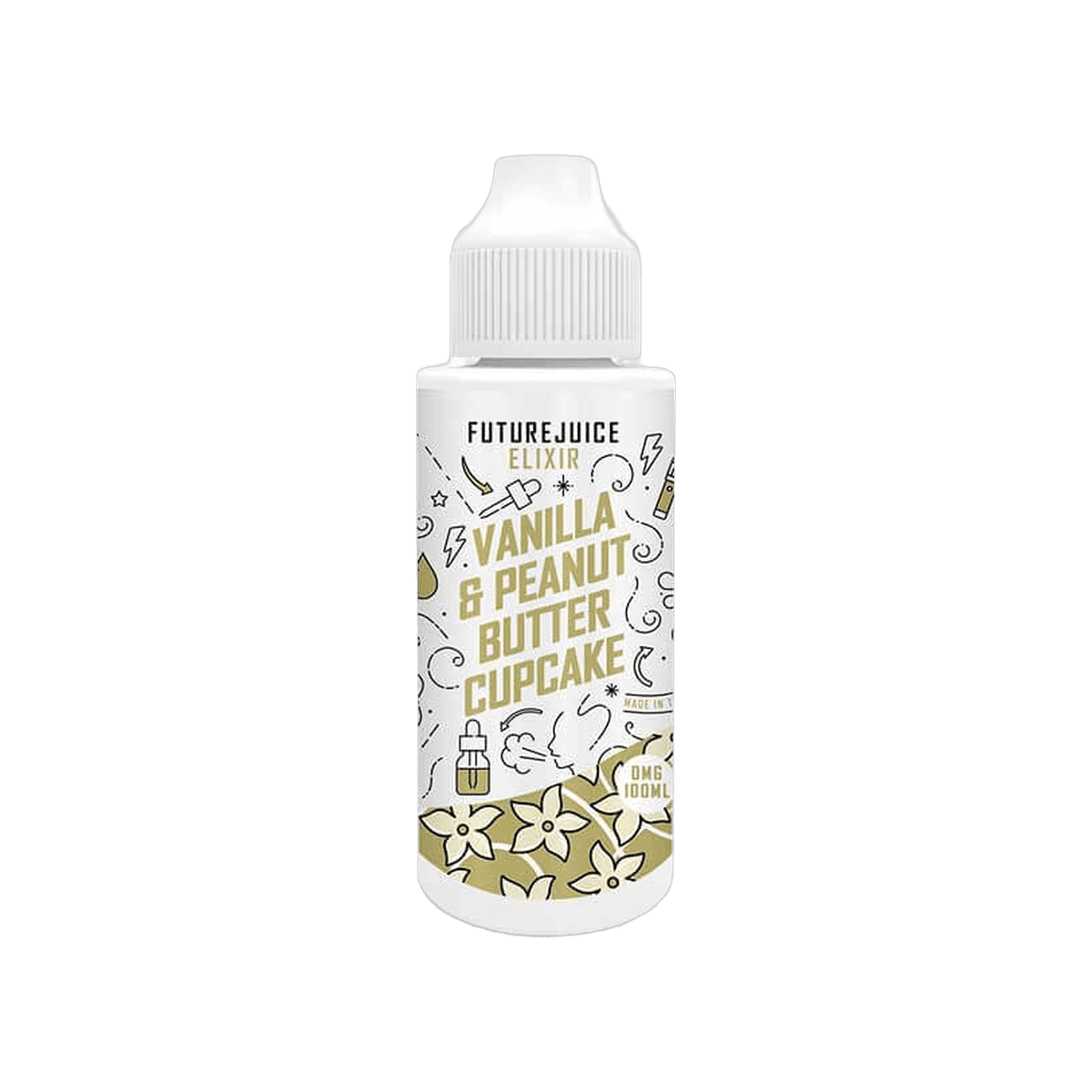 Vanilla Peanut Butter Cupcake 100ml Shortfill E-Liquid by Future Juice Elixir - E-Liquids