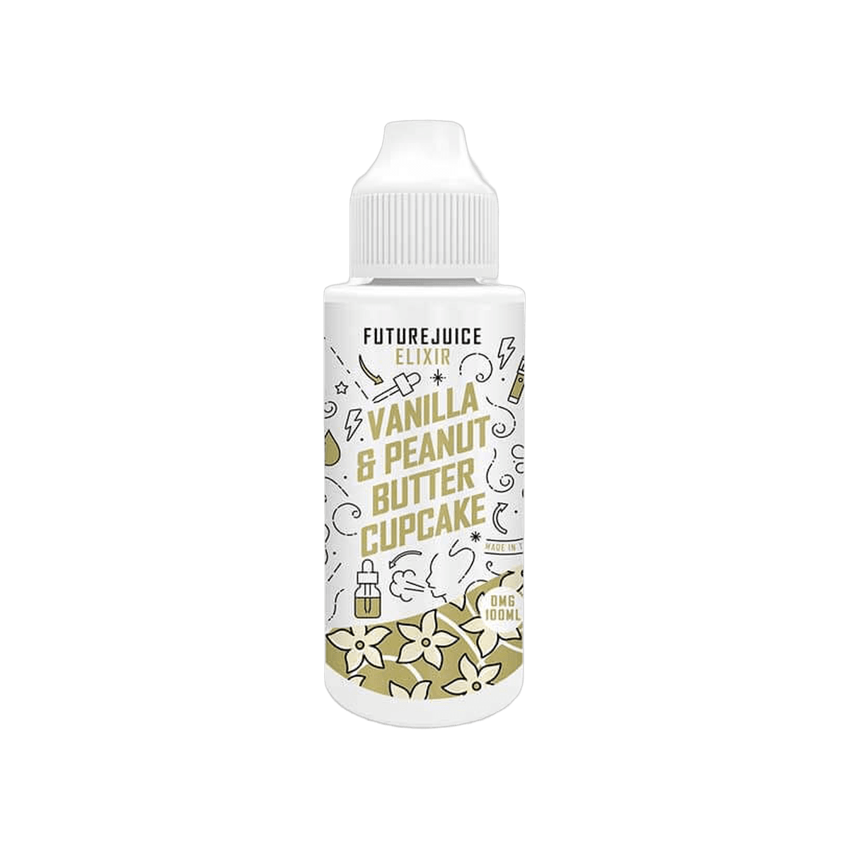 Vanilla Peanut Butter Cupcake 100ml Shortfill E-Liquid by Future Juice Elixir