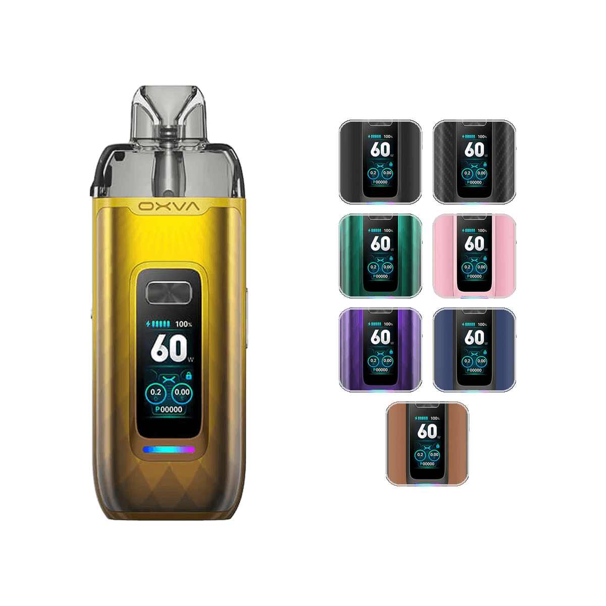 OXVA VPrime Pod Kit available in eight colours
