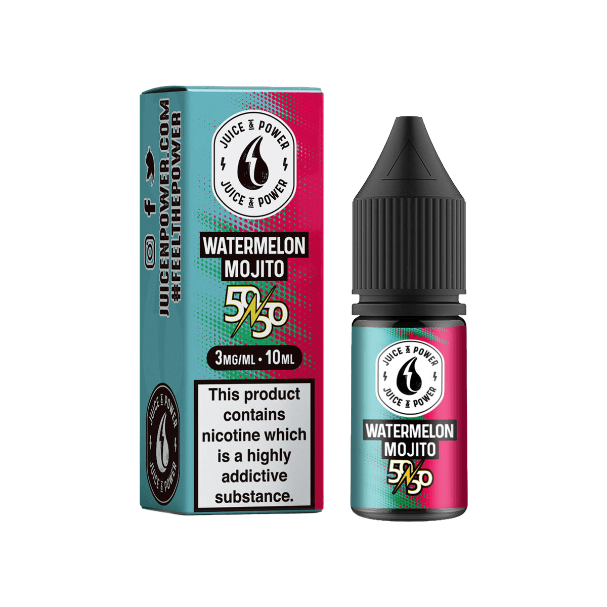 Watermelon Mojito 50 50 E-Liquid by Juice N Power - E-Liquids
