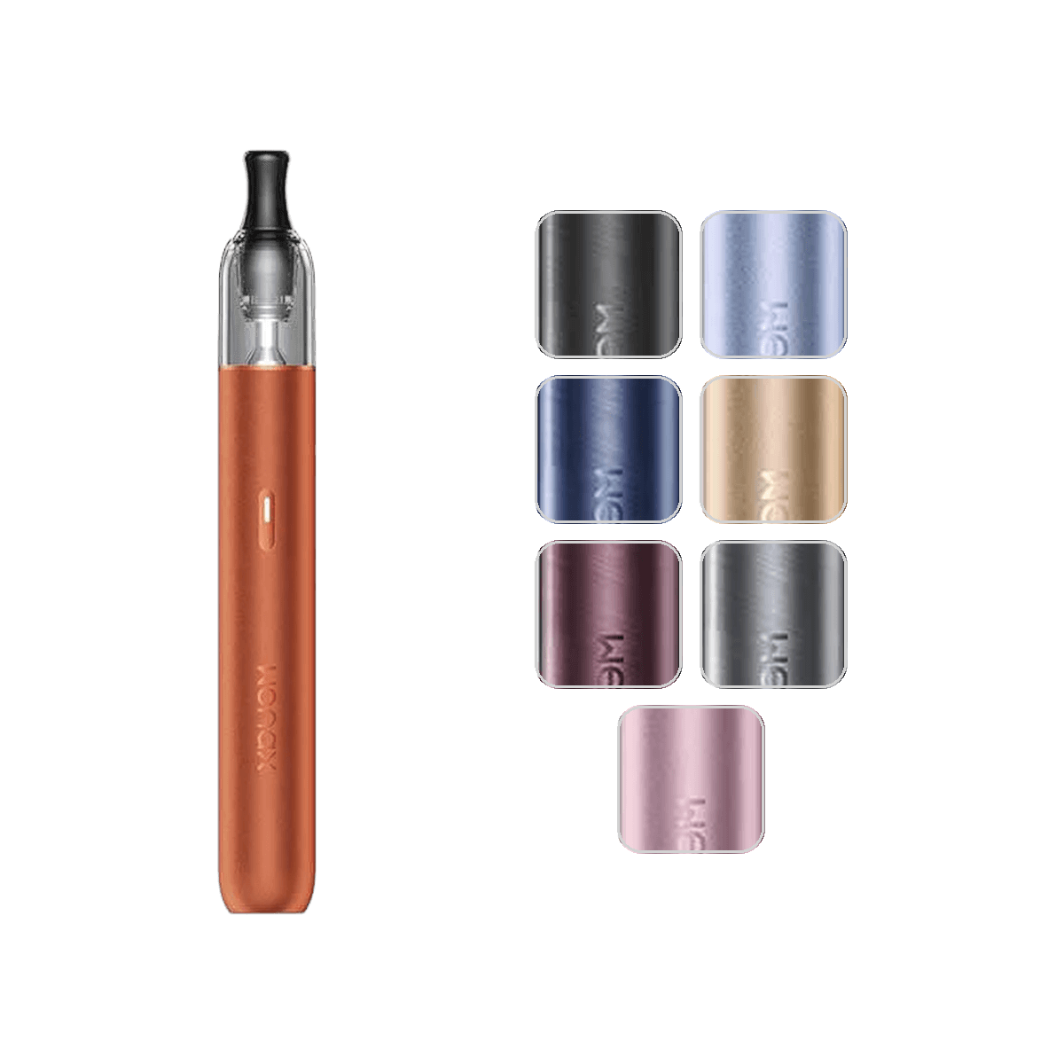 GeekVape Wenax M2 Pod Kit shown in eight colours