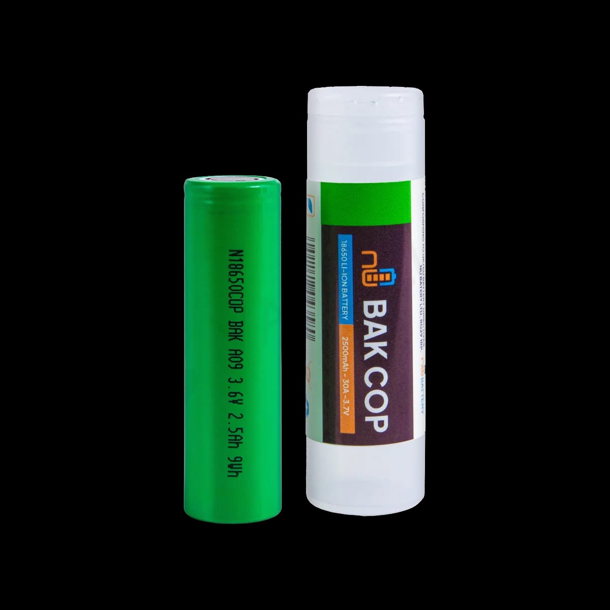Bak Cop 18650 Rechargeable Vape Battery (2500mAh 30A)