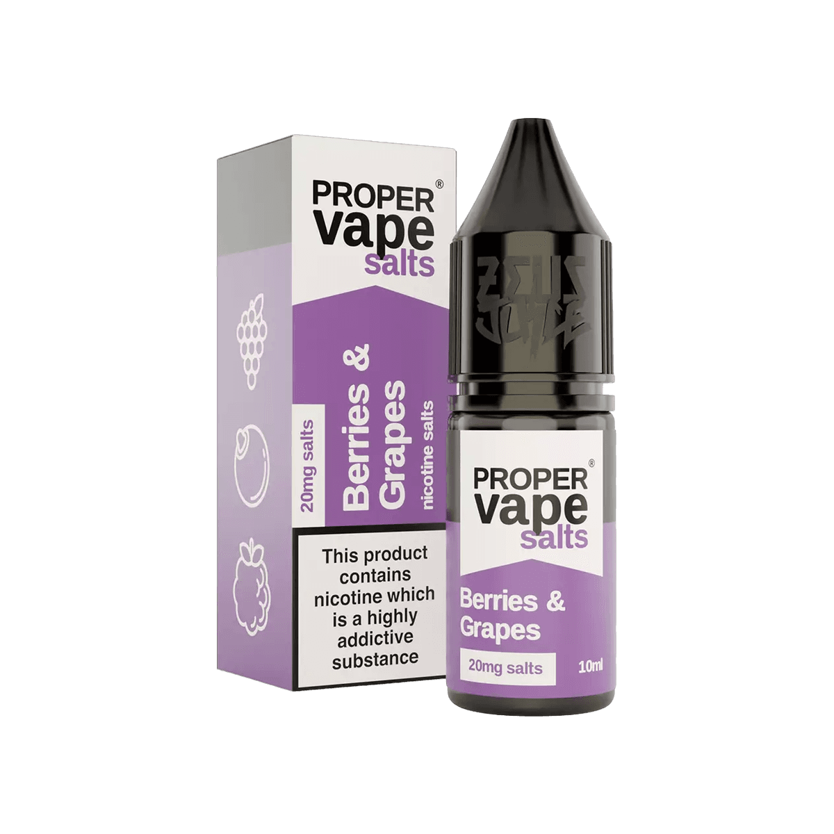 Berries Grapes Nic Salt E-Liquid by Proper Vape - E-Liquids