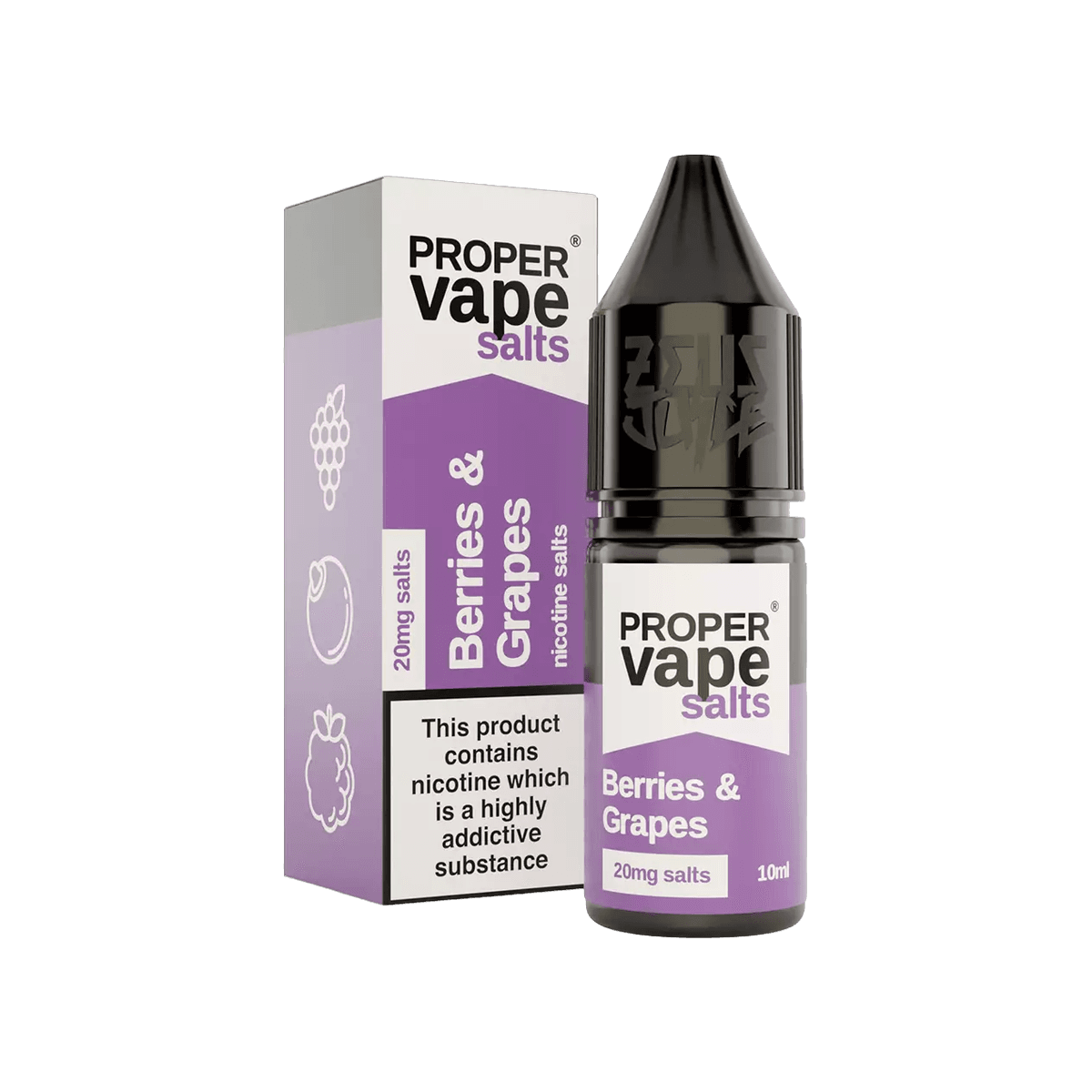 Berries & Grapes Nic Salt E-Liquid by Proper Vape