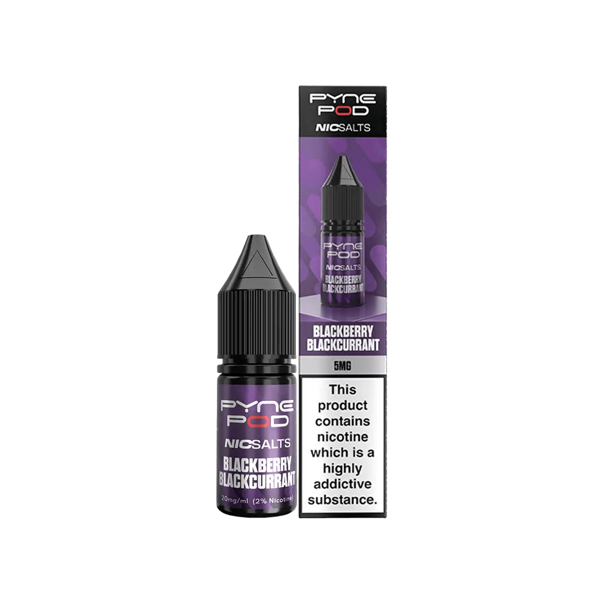 Blackberry Blackcurrant Nic Salt E-Liquid by Pyne Pod