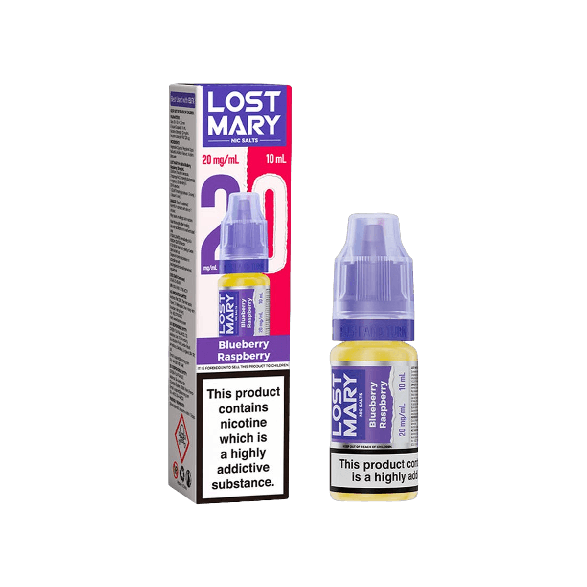 Blueberry Raspberry Nic Salt E-Liquid by Lost Mary