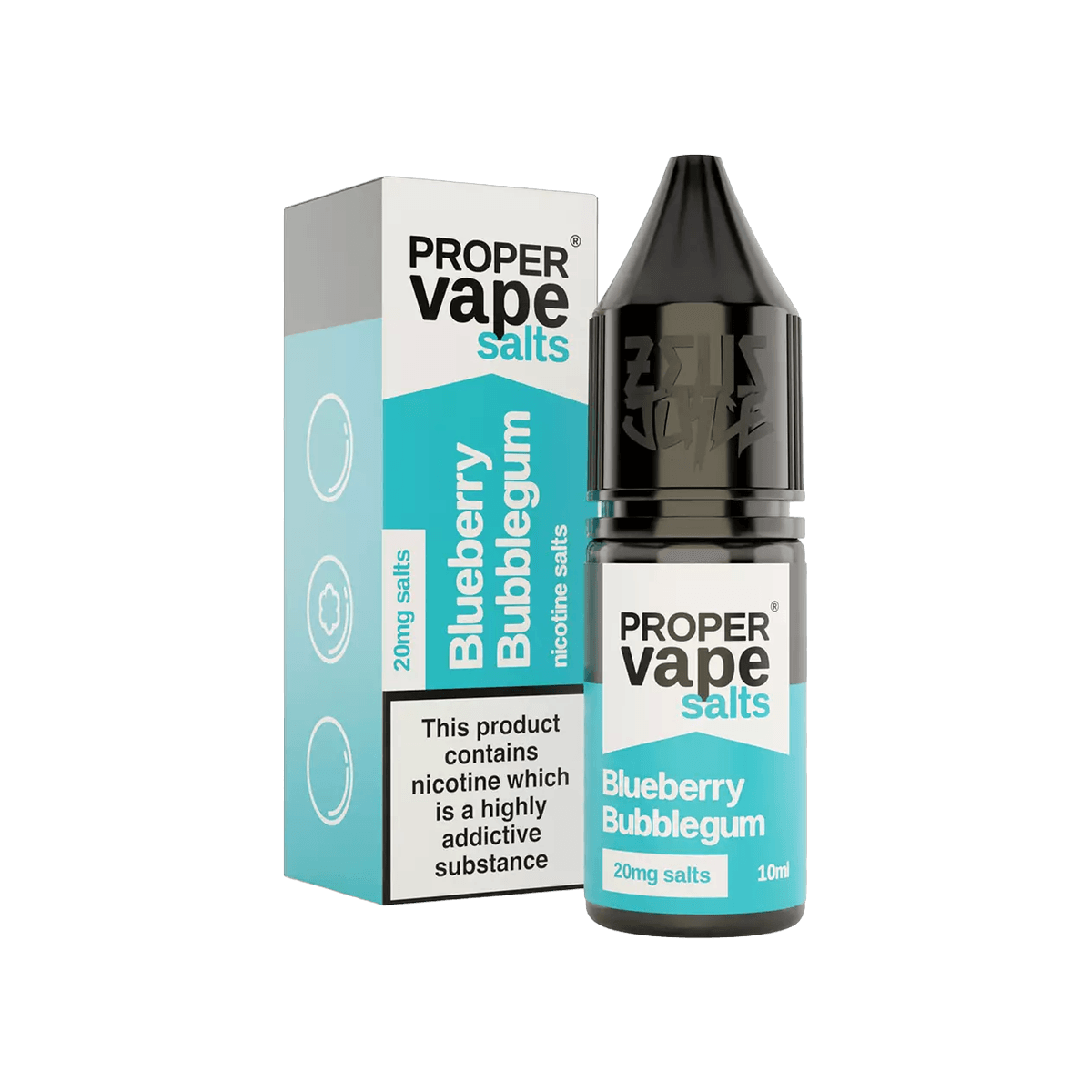 Blueberry Bubblegum Nic Salt E-Liquid by Proper Vape