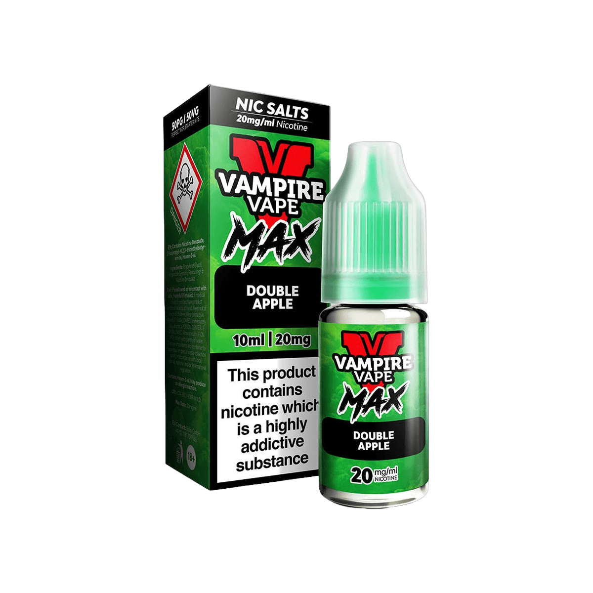 Double Apple Nic Salt E-Liquid by Vampire Vape Max