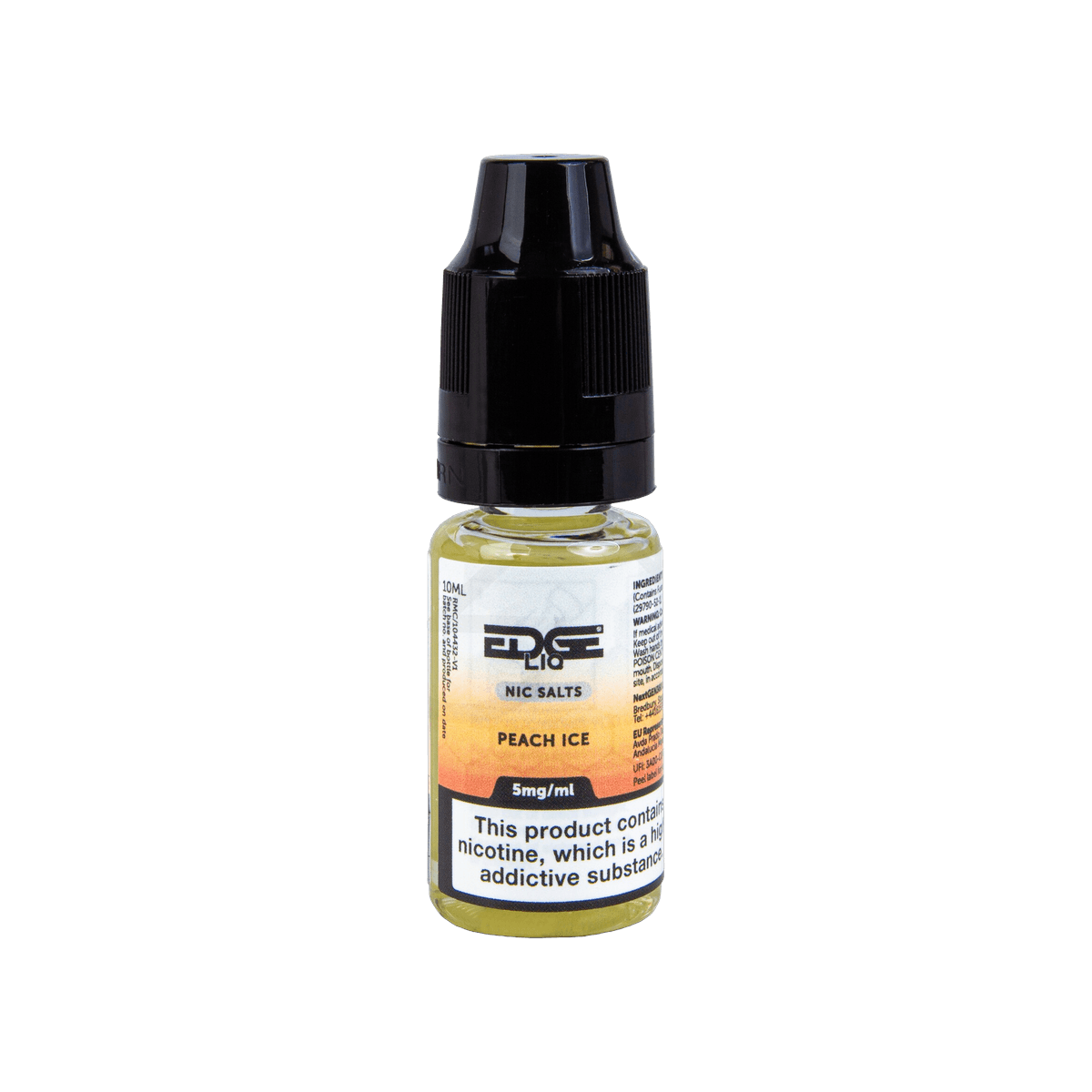 Peach Ice Nic Salt E-Liquid by Edge Liq - 10mg E-Liquid