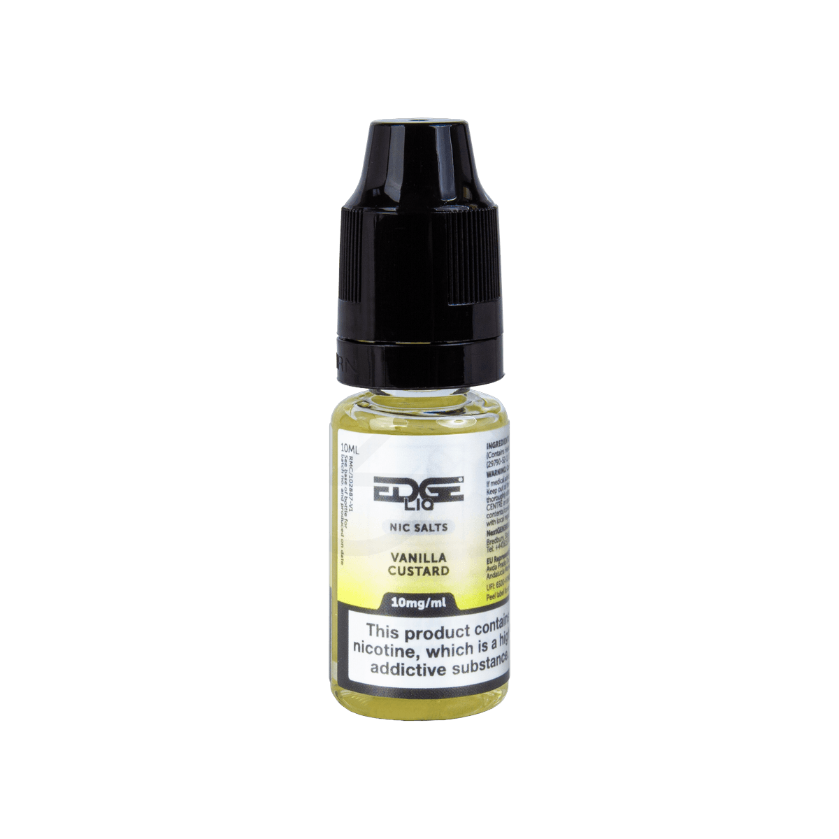 Vanilla Custard Nic Salt E-Liquid by Edge Liq - 10mg E-Liquid